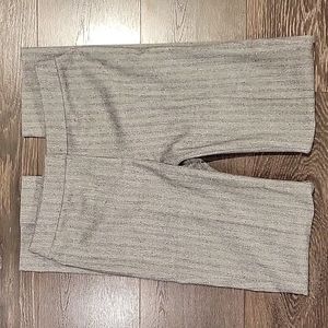 ❤️ LAFAYETTE 148 BARROW HERRINGBONE WOOL BLEND STRAIGHT GRAY PANTS / TROUSERS, 0